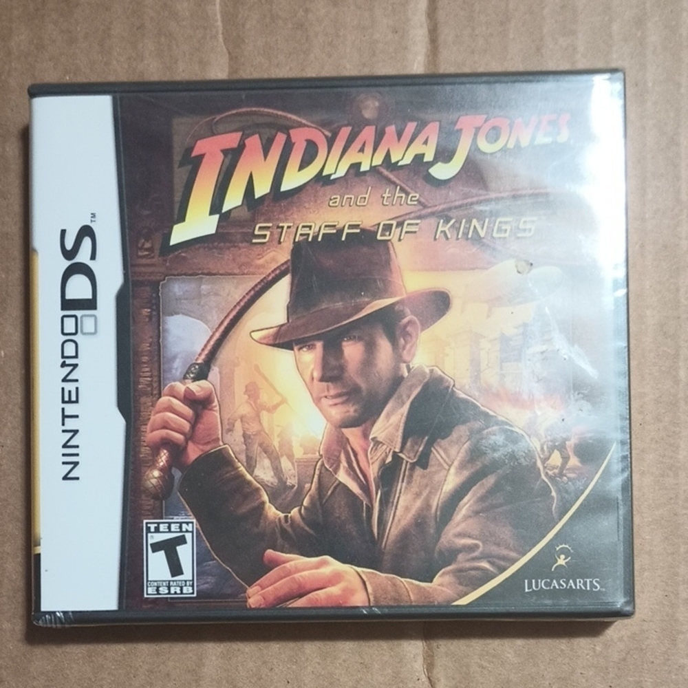 Nintendo Video Game Indiana Jones Staff of Kings